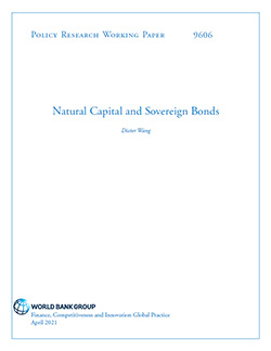 Cover image of report for: Natural Capital and Sovereign Bonds