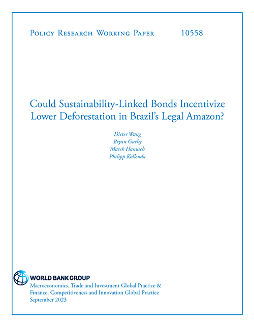 Cover image of report for: Could Sustainability-Linked Bonds Incentivize Lower Deforestation in Brazil’s Legal Amazon?