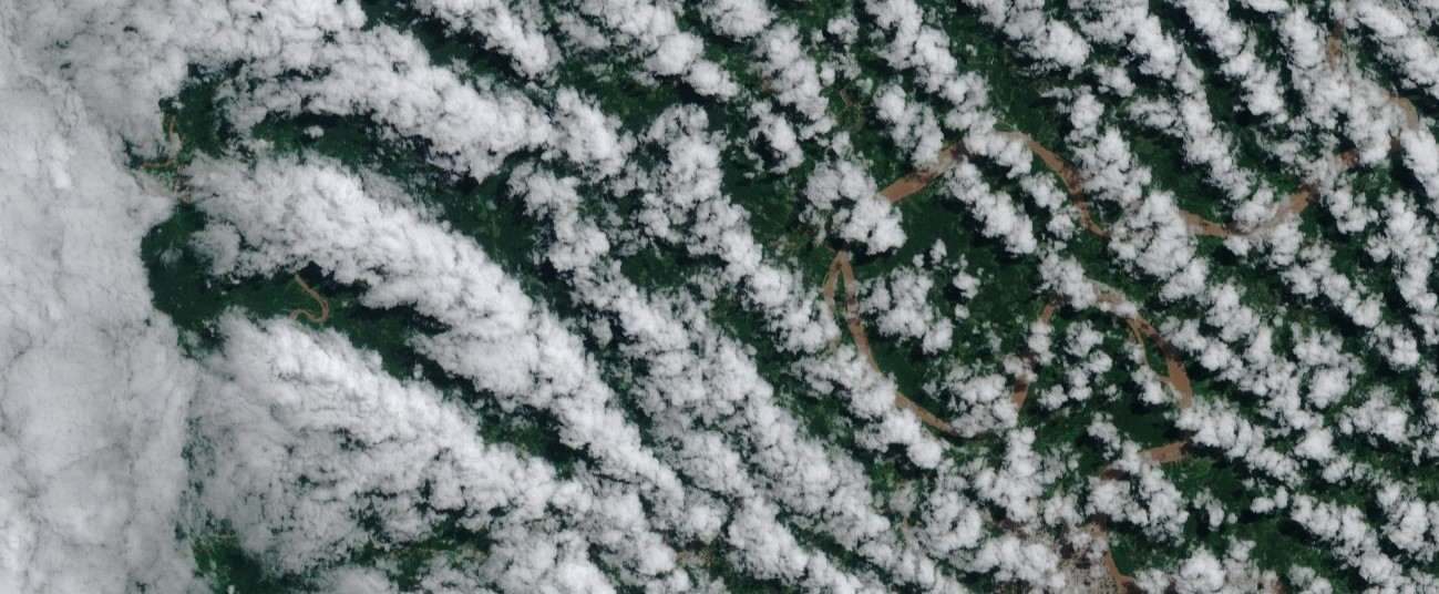 Satellite image of Yurimaguas, Peru